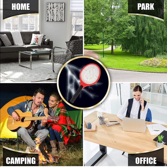 🪰⚡️Electric Bug Zapper Racket⚡️🪰 Outdoor/Indoor - Picture 4 of 8